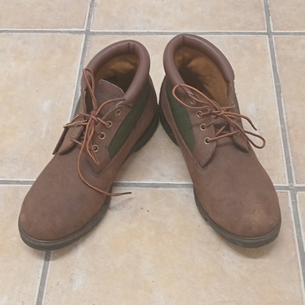 Men's Timberland Brown Leather Boots 10.5